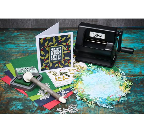 Sizzix Thinlits Punching template "Holiday Greens by Tim Holtz"