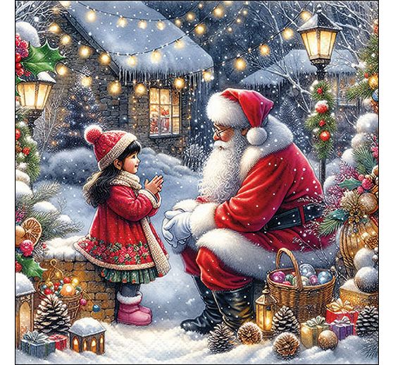 Tovagliolo "Talking To Santa"