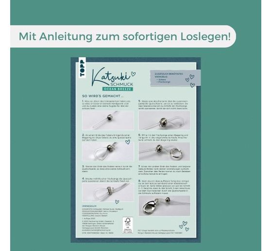 Katsuki Jewellery set "Ocean Breeze"