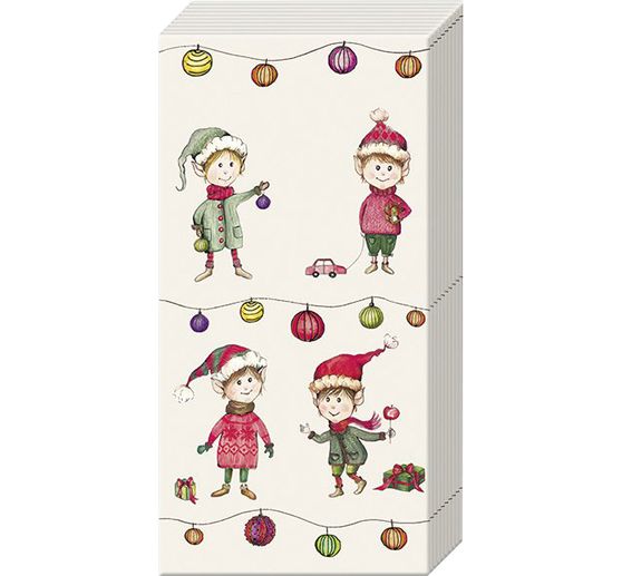 Paper handkerchiefs "Elves At Work"