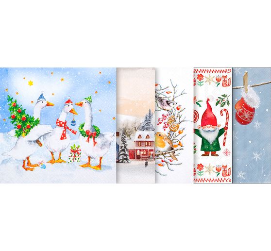 VBS Napkins set "Winter & Christmas"