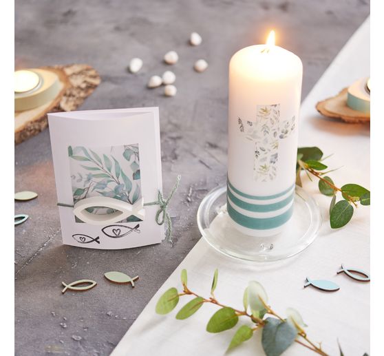 Pillar candle flat head 200/70mm