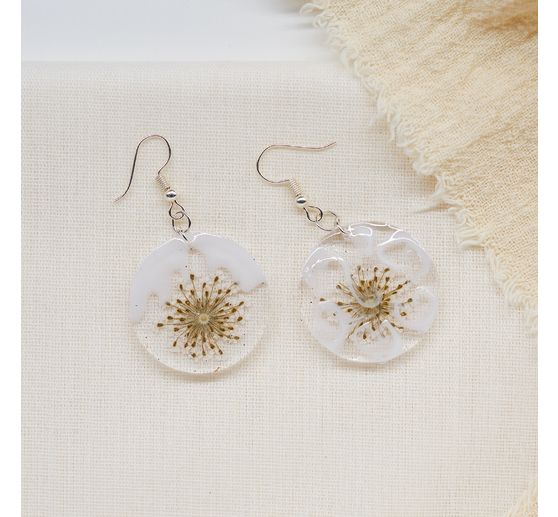 Silicone mould for jewellery "Round and oval decoration pendant"