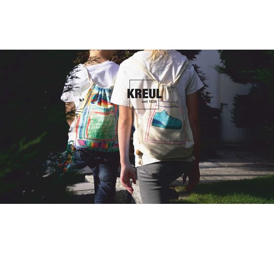 KREUL Marcatore tessile medio "Junior", set di 12 pezzi