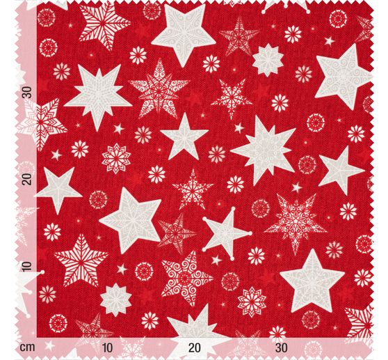 Decoration fabric linen optics "Stars"