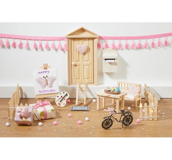 Secret Santa set "Table, bench & chair"