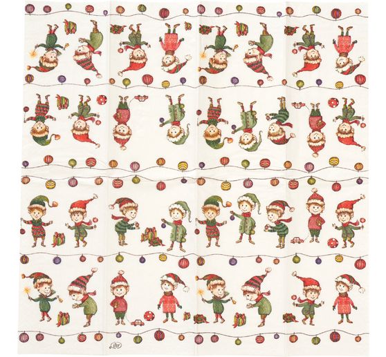 Paper handkerchiefs "Elves At Work"