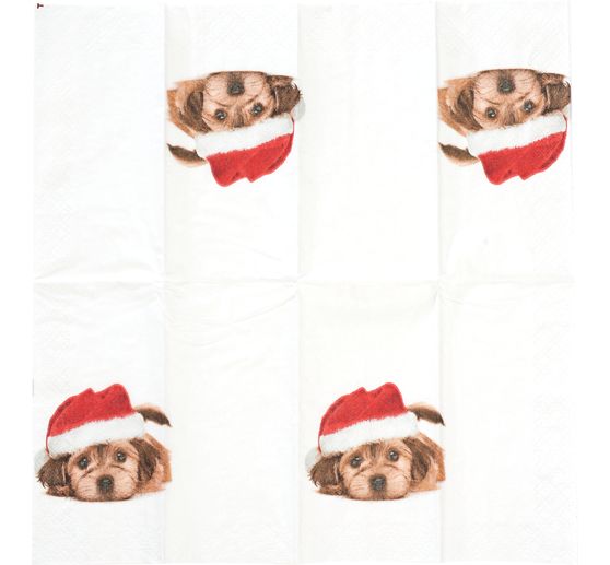 Fazzoletti di carta "Sweet Santa Dog