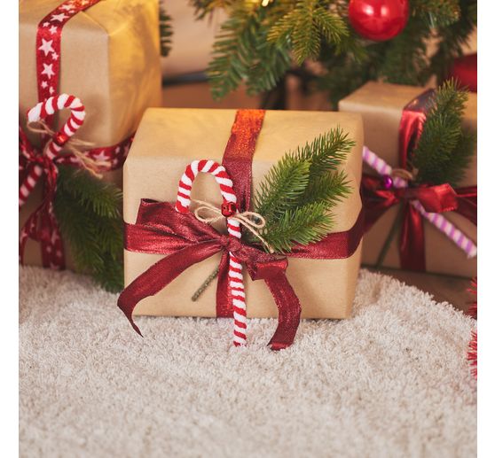 VBS Chenille candy canes, set of 4