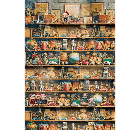 Motif straw silk assortment "Toy Shop", set of 8