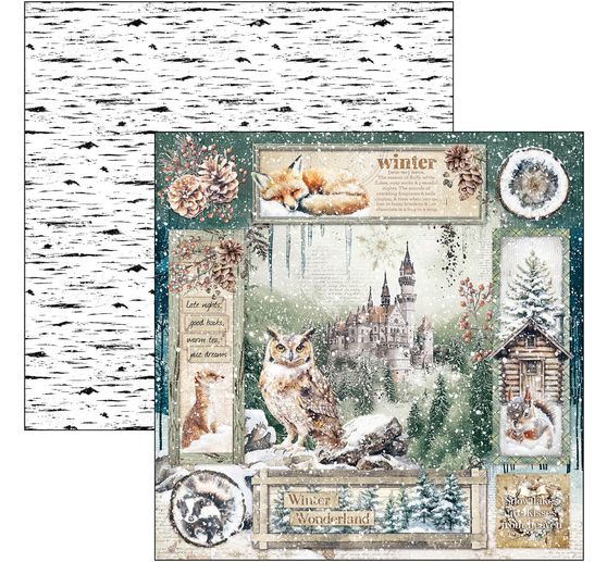 Scrapbook paper "Forest Tales"