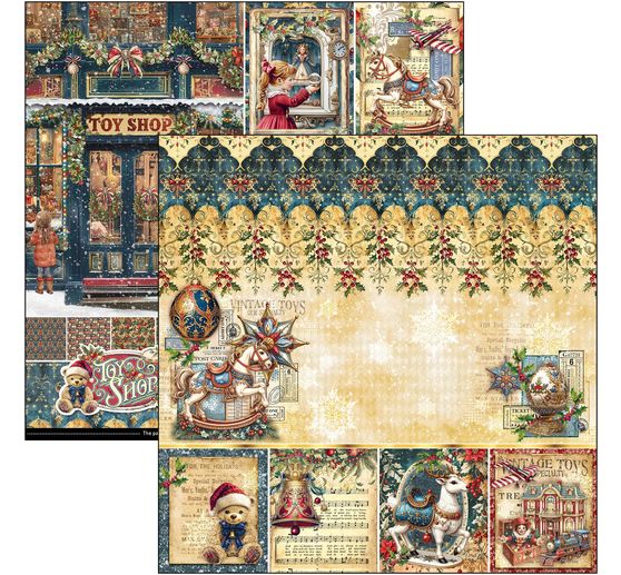 Scrapbook paper "Toy Shop"