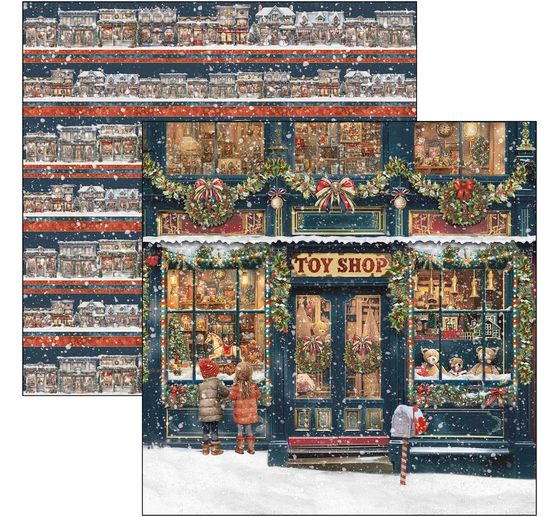 Scrapbook paper "Toy Shop"