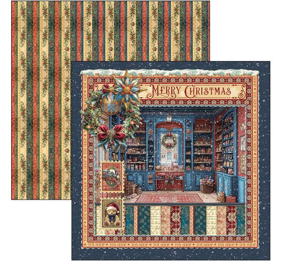 Scrapbook paper "Toy Shop"