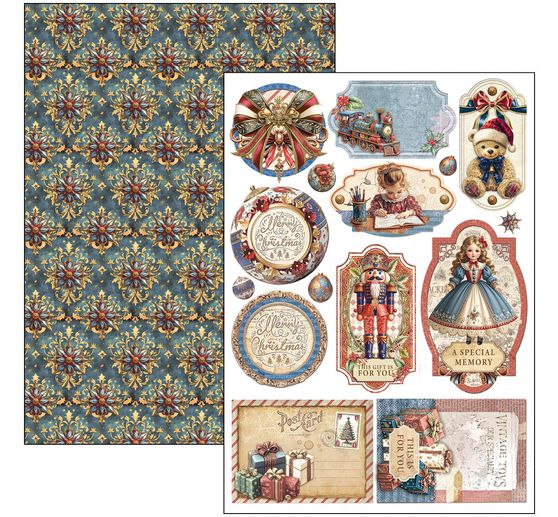 Paper set "Toy Shop"