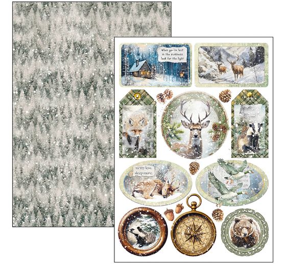 Paper set "Forest Tales"