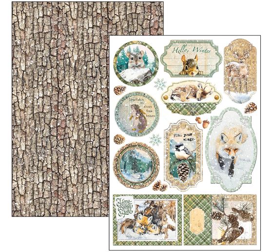 Paper set "Forest Tales"