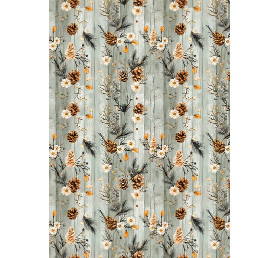 Motif straw silk assortment "Cosy Christmas", set of 8