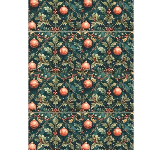 Motif straw silk assortment "Cosy Christmas", set of 8