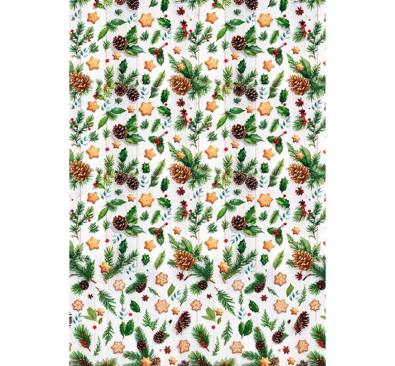 Motif straw silk assortment "Cosy Christmas", set of 8