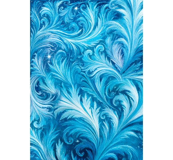 Motif straw silk assortment "Frozen Land", set of 8