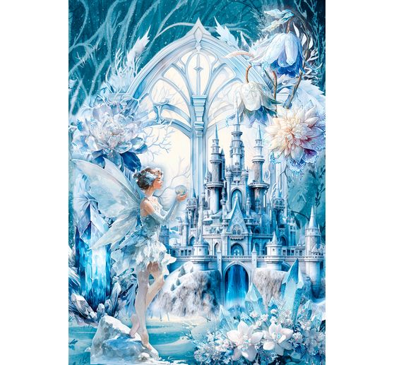 Motif straw silk assortment "Frozen Land", set of 8