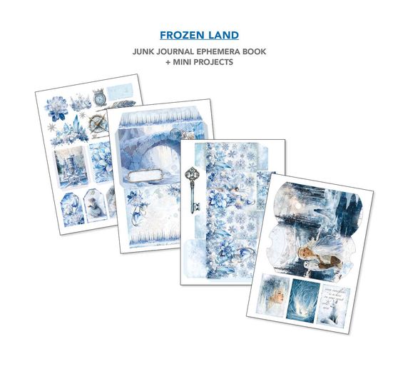 Junk Journal & Ephemera Book "Frozen Land"