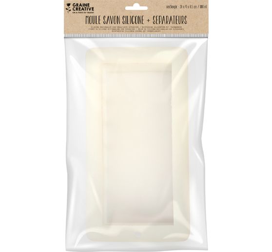 Stampo per sapone in silicone con divisori