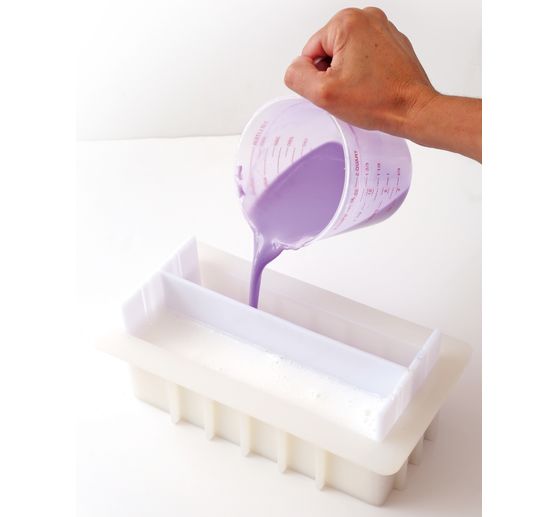 Stampo per sapone in silicone con divisori