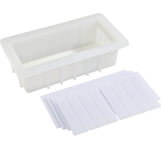 Stampo per sapone in silicone con divisori