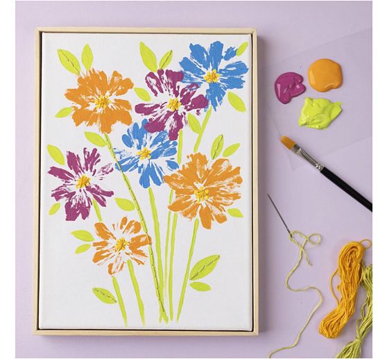 Tela con cornice, 15,8 x 23,8 cm