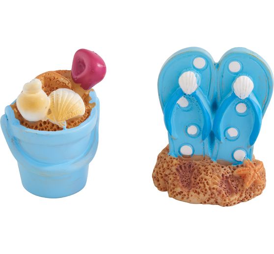 Miniature bucket & flip-flops