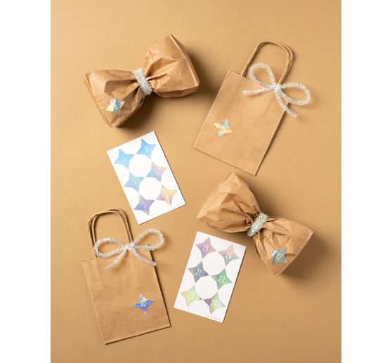 Advent calendar stickers "Sparks Iridescent"