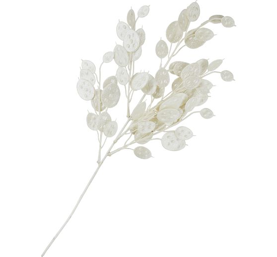 Lunaria branch with glitter