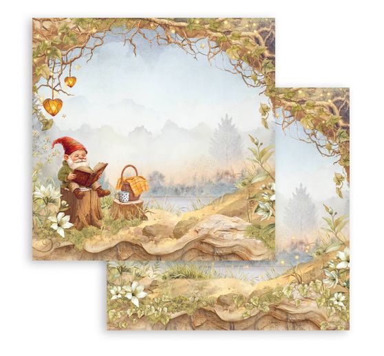 Blocco di scrapbook "Whispering Woods"