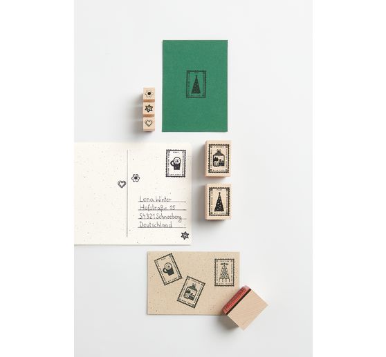 Stamp set "Christmas post"