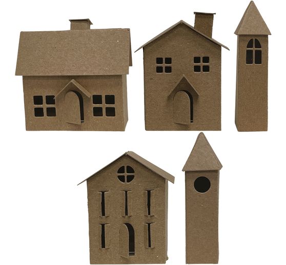 Sizzix Thinlits punching template "Paper Village #2 by Tim Holtz"