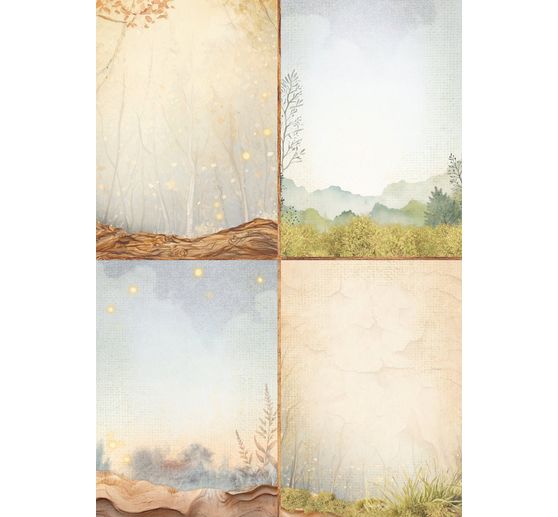 Junk Journal Book "Whispering Woods"