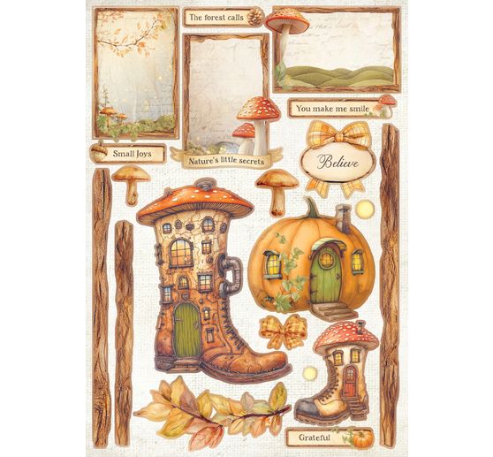 Junk Journal Book "Whispering Woods"