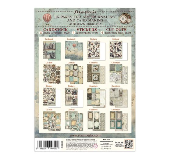 Junk Journal Book "Voyages Fantastiques"