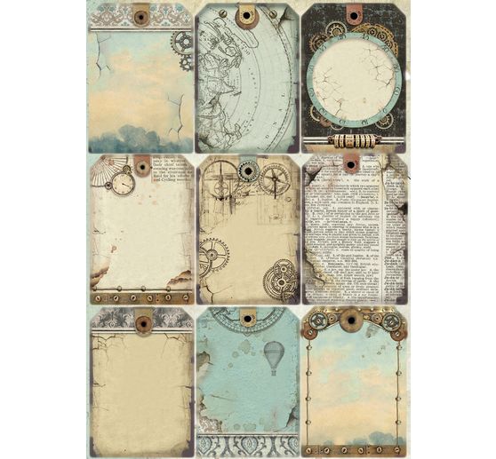 Junk Journal Book "Voyages Fantastiques"