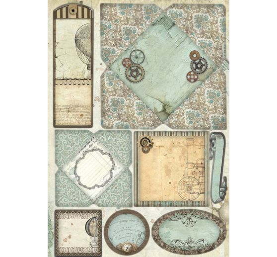 Junk Journal Book "Voyages Fantastiques"