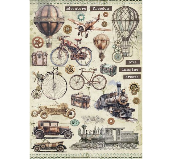 Junk Journal Book "Voyages Fantastiques"