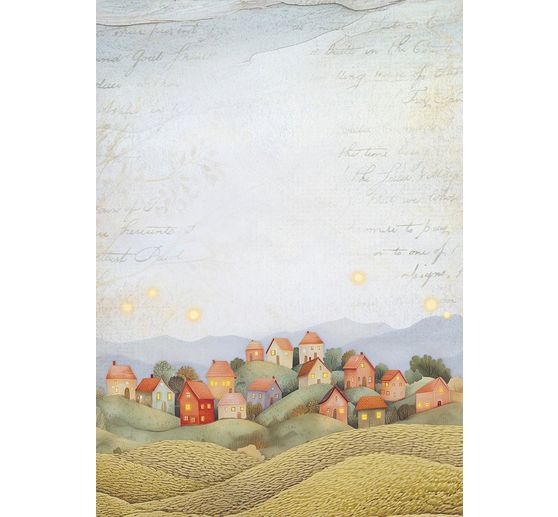 Motif straw silk backgrounds "Whispering Woods"