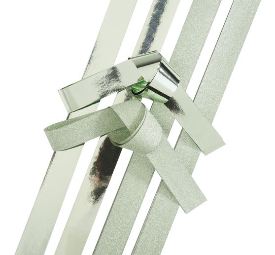 Paper strips "Sage glitter"