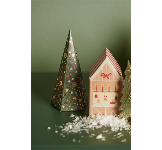 Advent calendar craft kit "Christmas market"