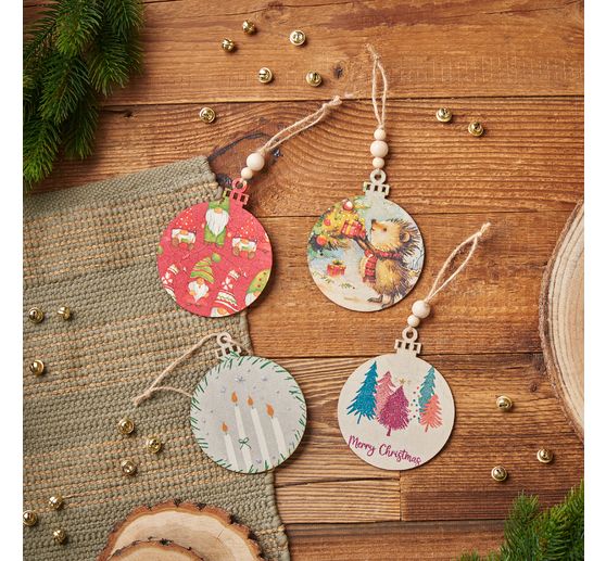 VBS Wooden decoration pendant