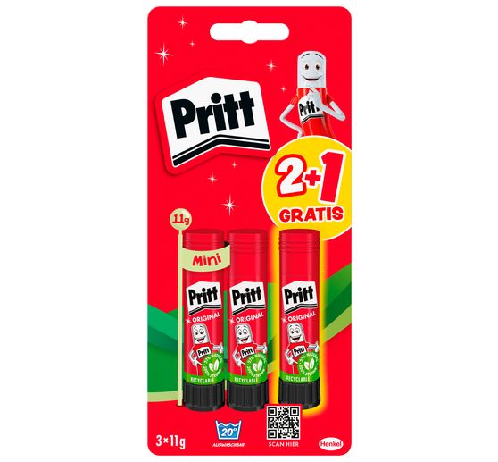 Pritt Glue sticks 3x 11 g