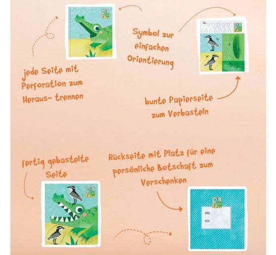 Book "Das Verbastelbuch für die Allerkleinsten. Schneiden und Kleben. Im Zoo"