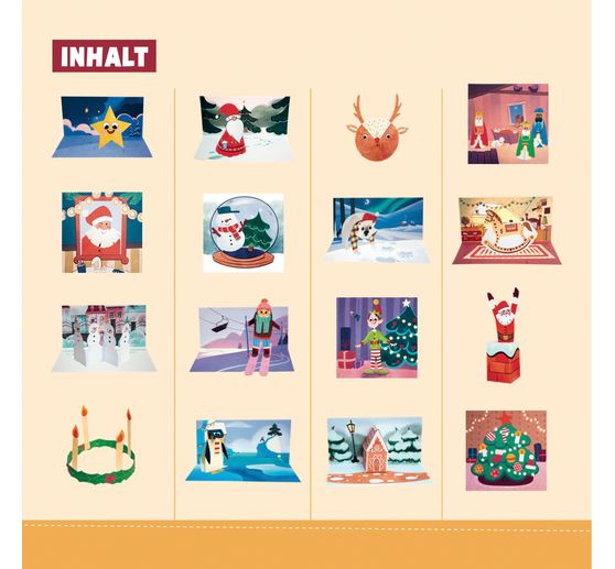 Book "Der Verbastelblock für kreative Kids. Frohe Weihnachten"